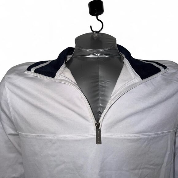 Perry-ellis Men's Grey and White Sweatshirt - Picture 3 of 5